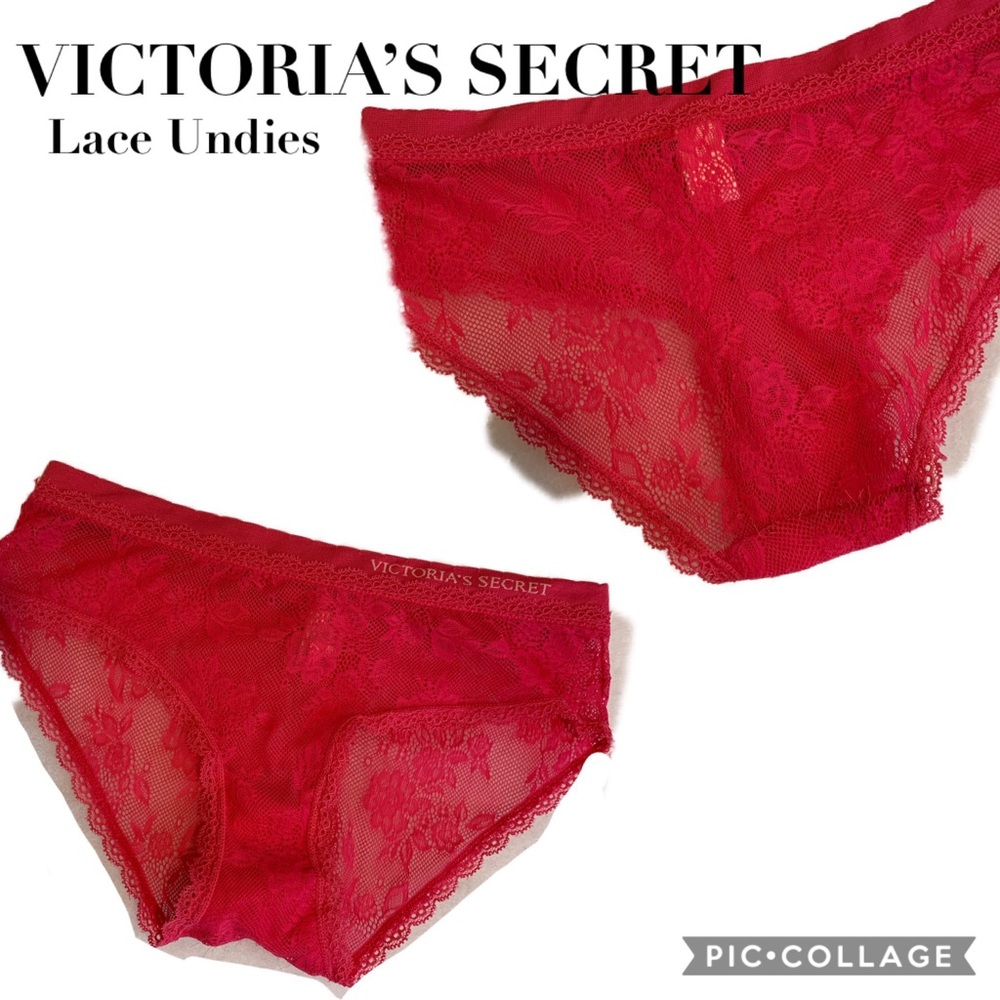 Victoria’s Secret Lace bikini underwear pink